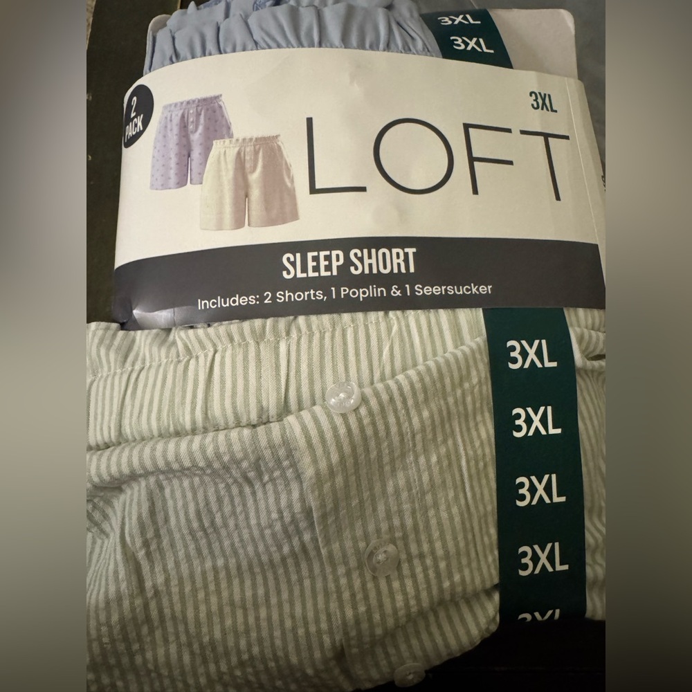 LOFT Women's 2-Pack Sleep Short Set - 3XL
